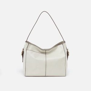 Hobo Render Shoulder Bag - Latte